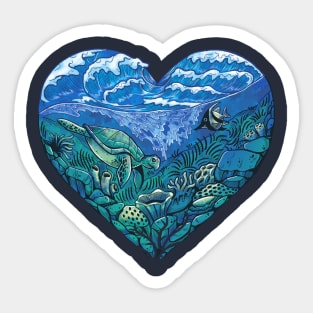 Heart of the Ocean Sticker